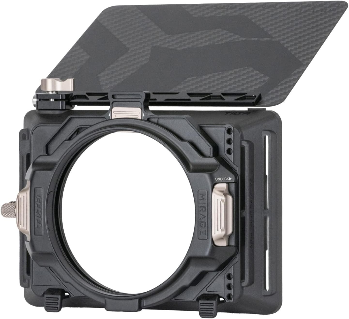 Tilta Mirage Matte Box | 4" x 5.6" and New 95mm Circular Filters | 67/72/77/82mm Adapter Rings | Lightweight | Cartridge Filter Design