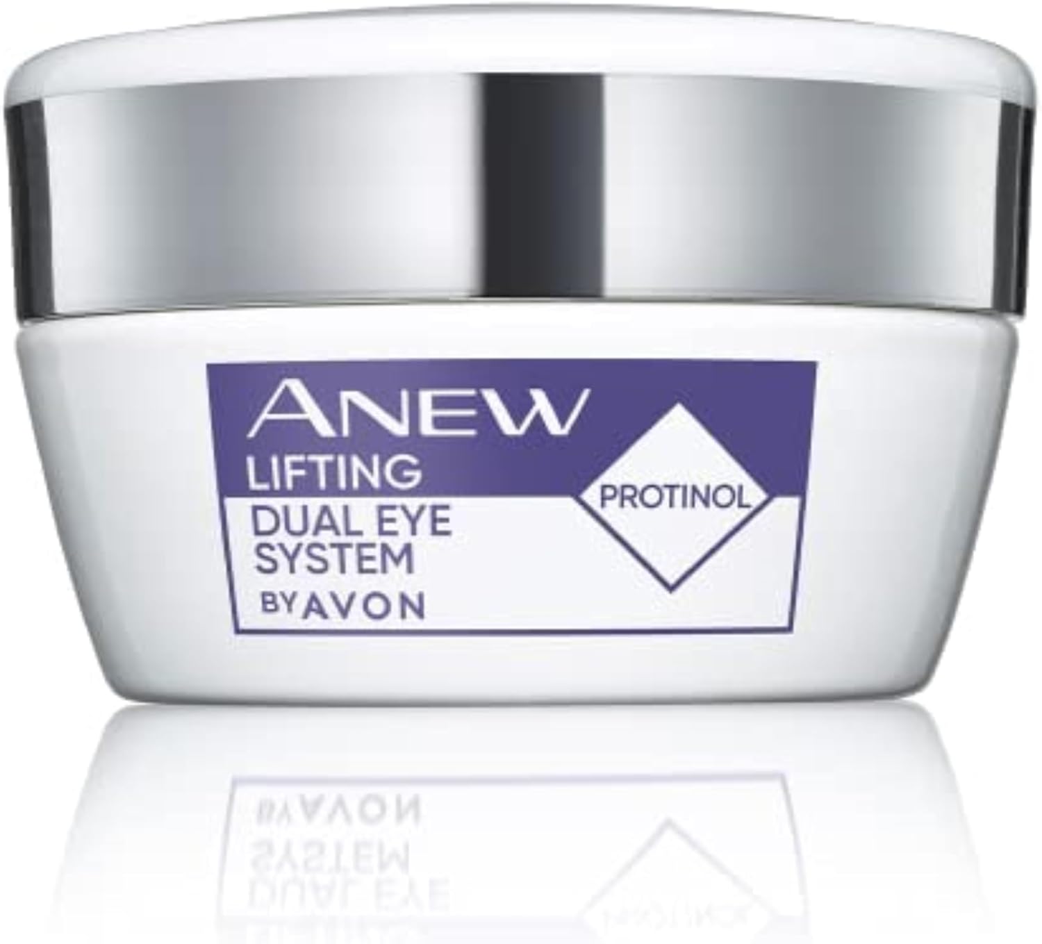 Avon Anew Platinum Lift & Tighten Dual Eye System 20ml, with Protinol™ Technology and Caffeine to Help Tighten and Hydrate Skin, Reduces Fine Lines and Sagging, Cruelty Free - Packaging May Vary