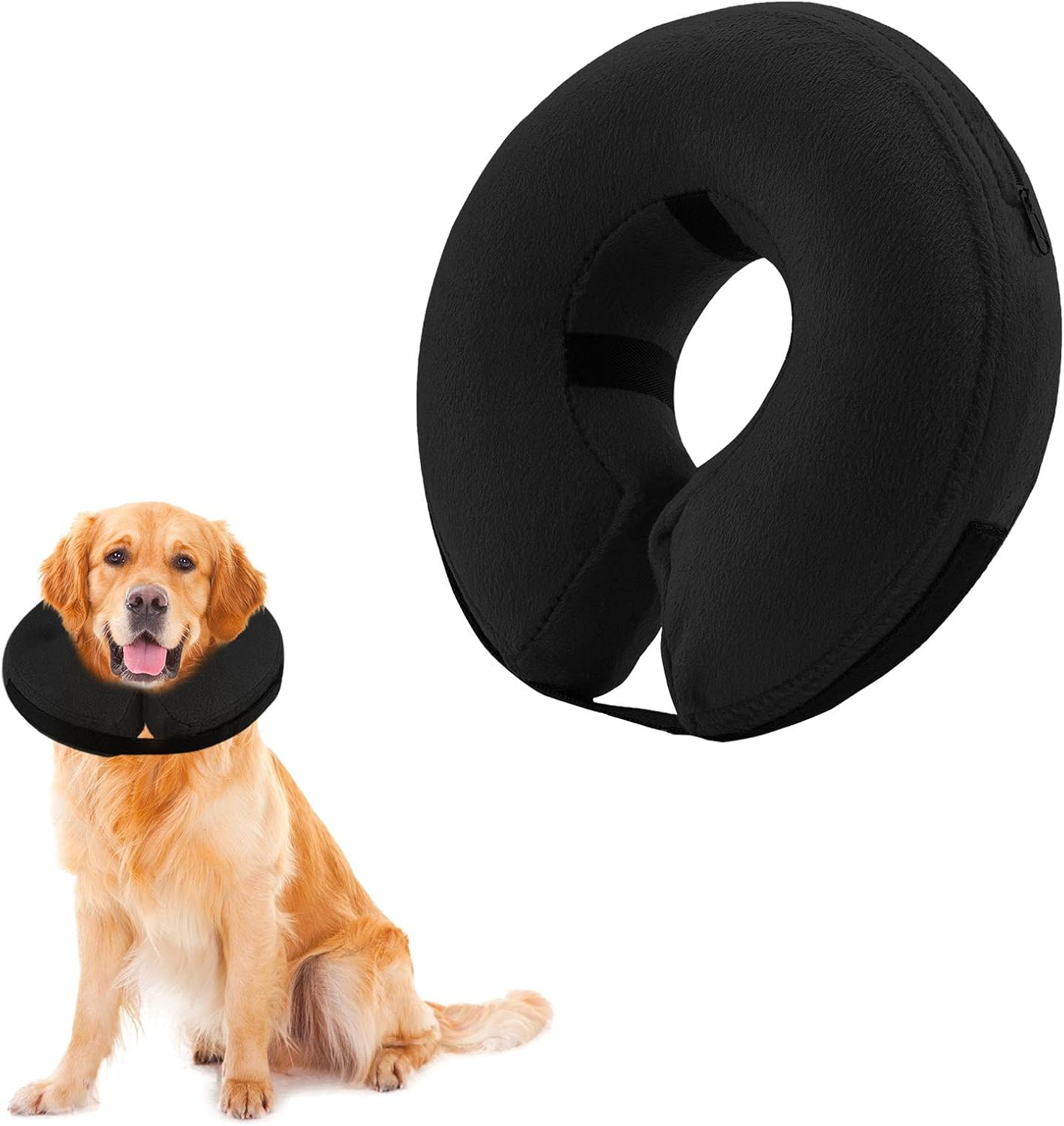 Emwel Pet Inflatable Collar for X-Large Dogs, Comfy Pet Collar Cone for Recovery, Inflatable Basic Dog Collars, XL