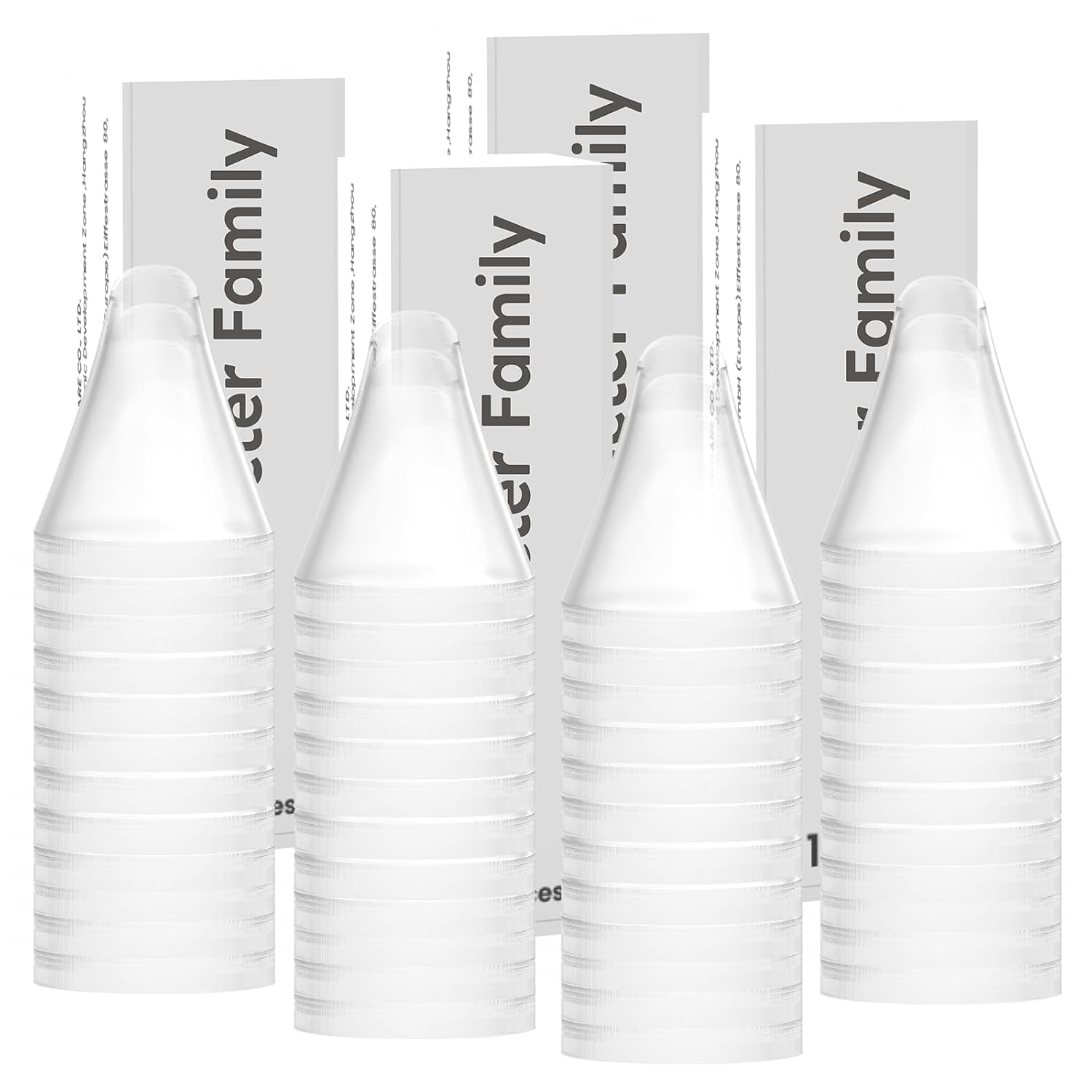 96 Counts Ear Thermometer Probe Covers Refill Caps Lens Filters for Femometer Family 1015 Ear Thermometer, Disposable Covers for Digital Ear Thermometers