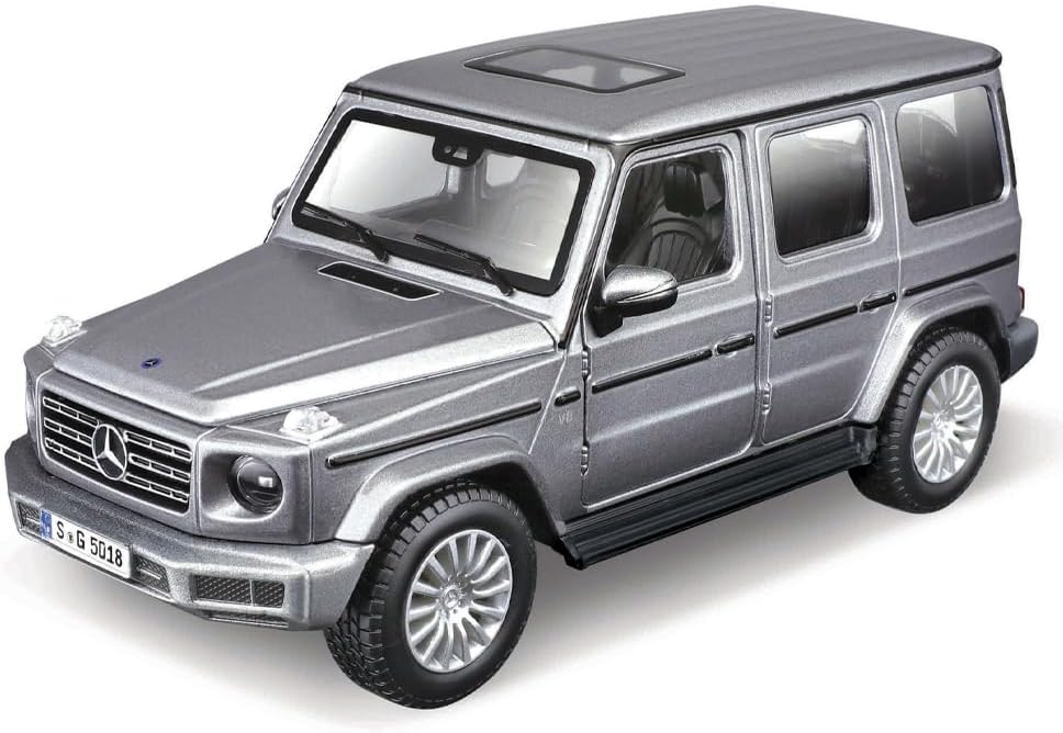 Maisto 2019 MERCEDES-BENZ G CLASS (2019) Super Car - 1:24 Scale - Incredibly Detailed Replica Collectible Model Vehicle, Silver