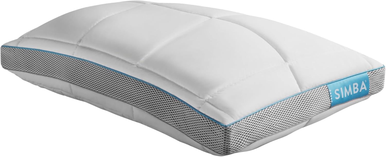 Simba Hybrid® Pillow, with Temperature regulating Stratos technology & Customisable height (48 x 74cm)