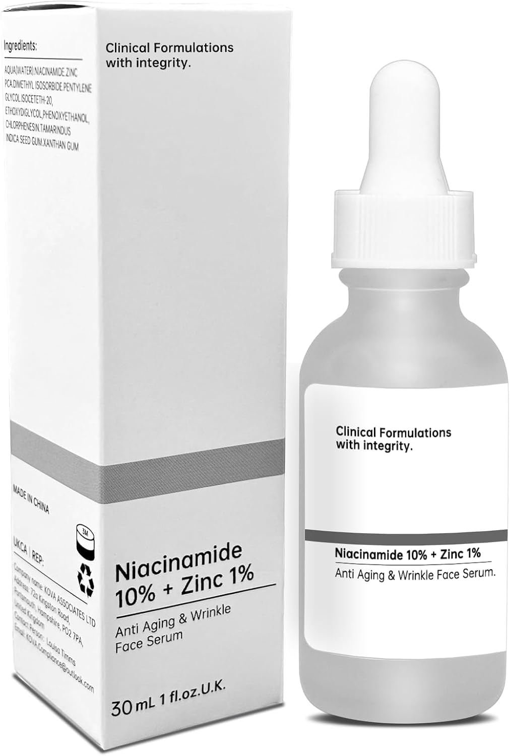 Hyaluronic Acid 2% + B5,Hyaluronic Acid Serum for Face to Plump and Smooth Skin for All Skin Types,30ml