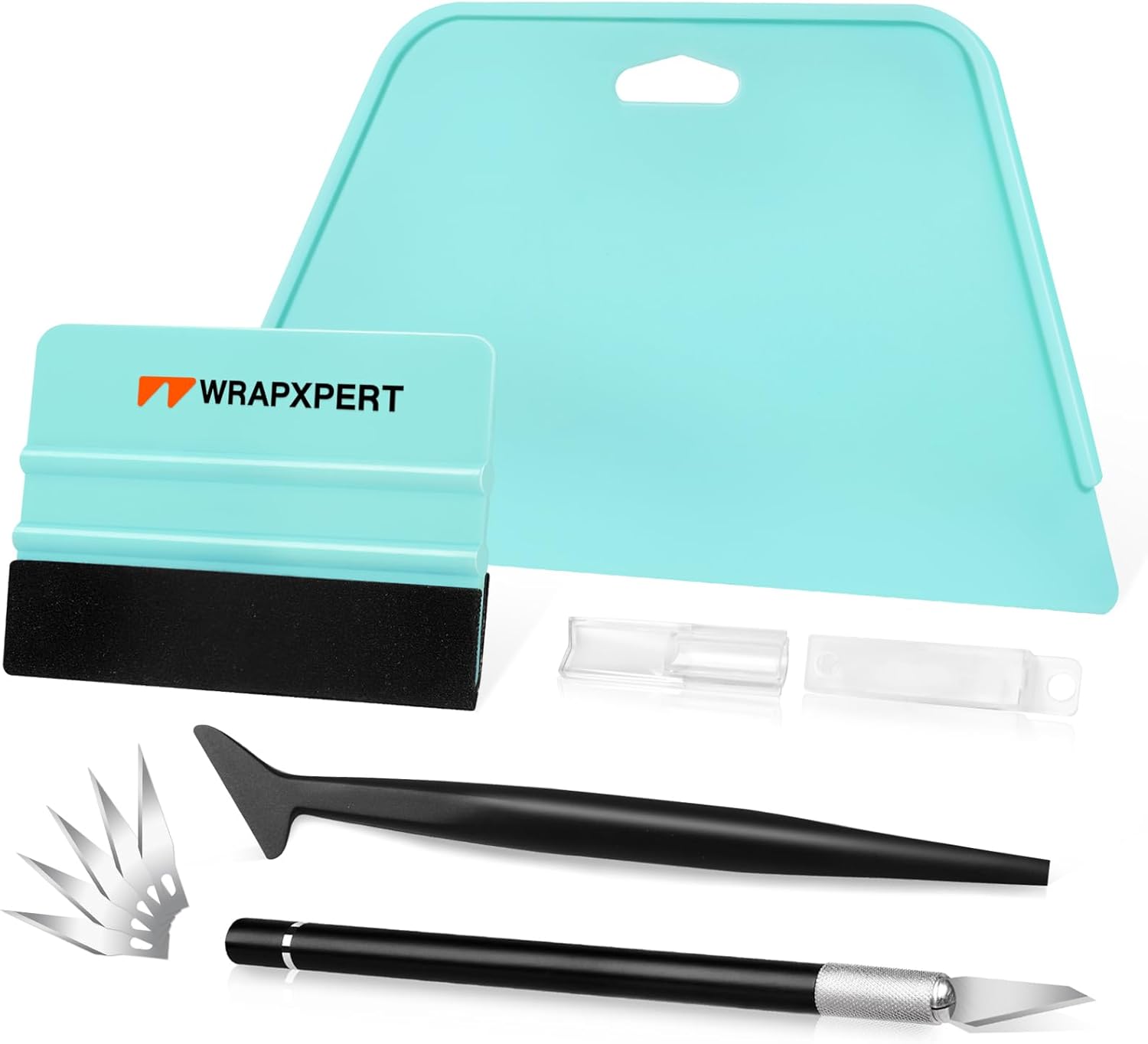 WRAPXPERT Wallpaper Tools, Wallpaper Smoothing Tools for Peel and Stick Wallpaper Hanging, Wallpaper Installation Kits for Bathroom Kitchen Contact Paper, Vinyl Backsplash Tile, Window Film Applying