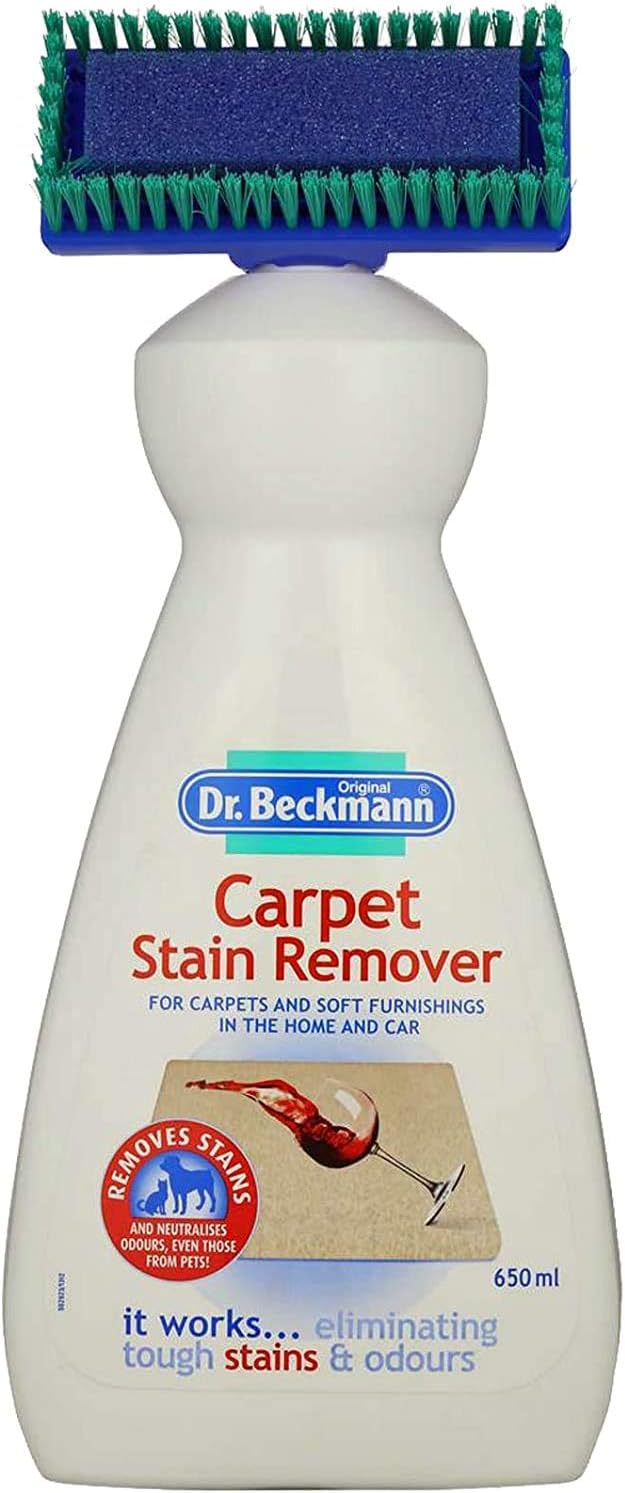 Dr. Beckmann 2 X Carpet Stain Remover with Cleaning applicator/Brush -650ml