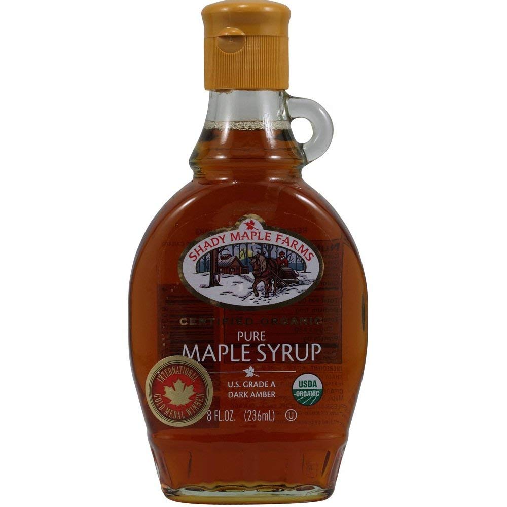 Shady Maple Farms Organic Grade A Amber Maple Syrup, 8 Fl Oz
