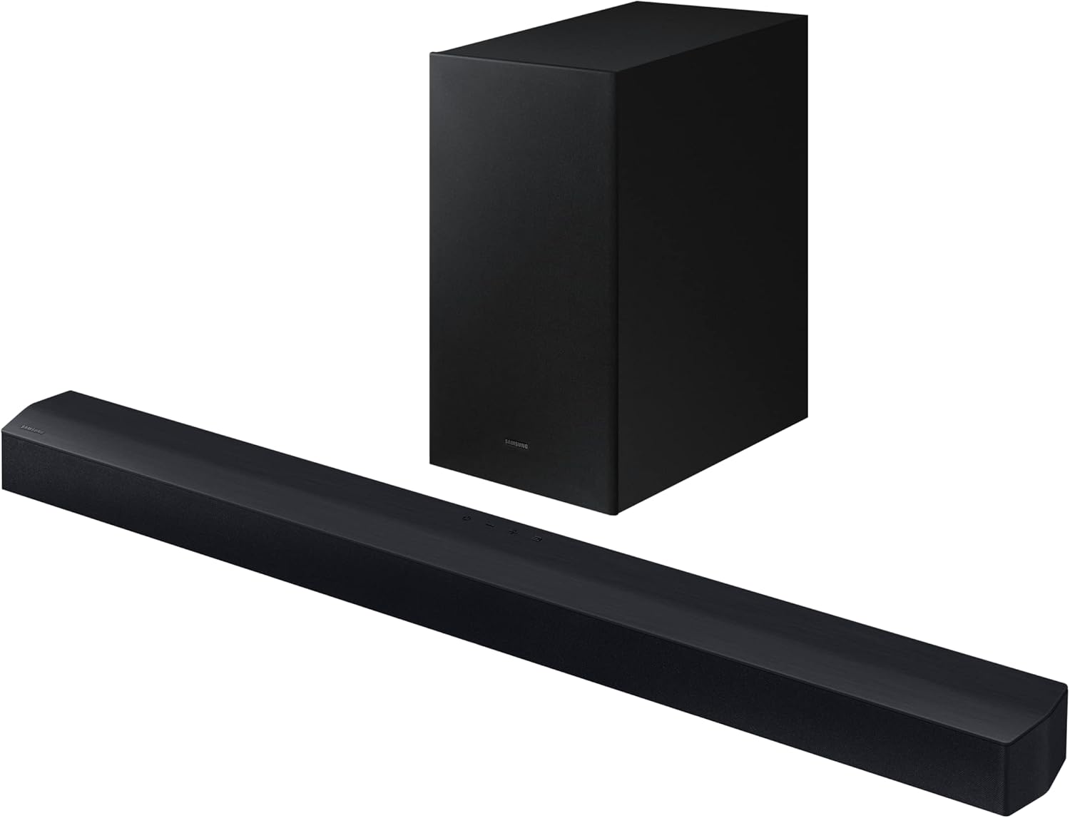 Samsung C450 2.1ch 300W Soundbar Speaker (2023) - Bluetooth Soundbar with 4 Speakers, Bass Boost 6.5" Subwoofer, 3D Wireless Surround Sound, Smart Game Mode, Adaptive Audio & Wall Mount Kit Included