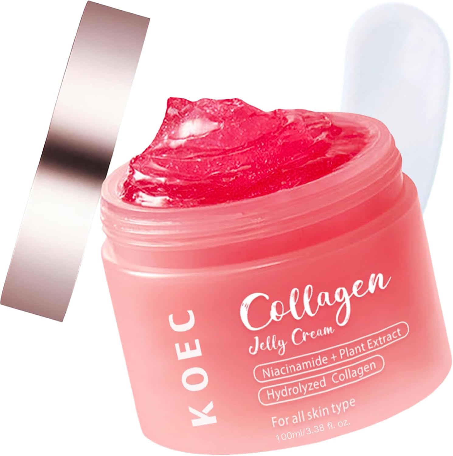 Collagen Jelly Cream, Day Night Cream With Niacinamide & Freeze Hydrolyzed Collagen Face Cream, Anti Wrinkle Face Cream, Korean Moisturiser, Elasticity & 24H Glow & Lifted, Korean Skincare