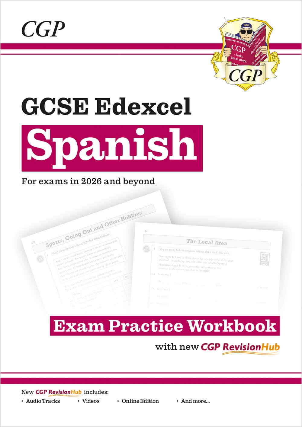 New GCSE Spanish Edexcel Exam Practice Workbook with CGP RevisionHub (for exams from 2026): Includes Audio & Online Tests