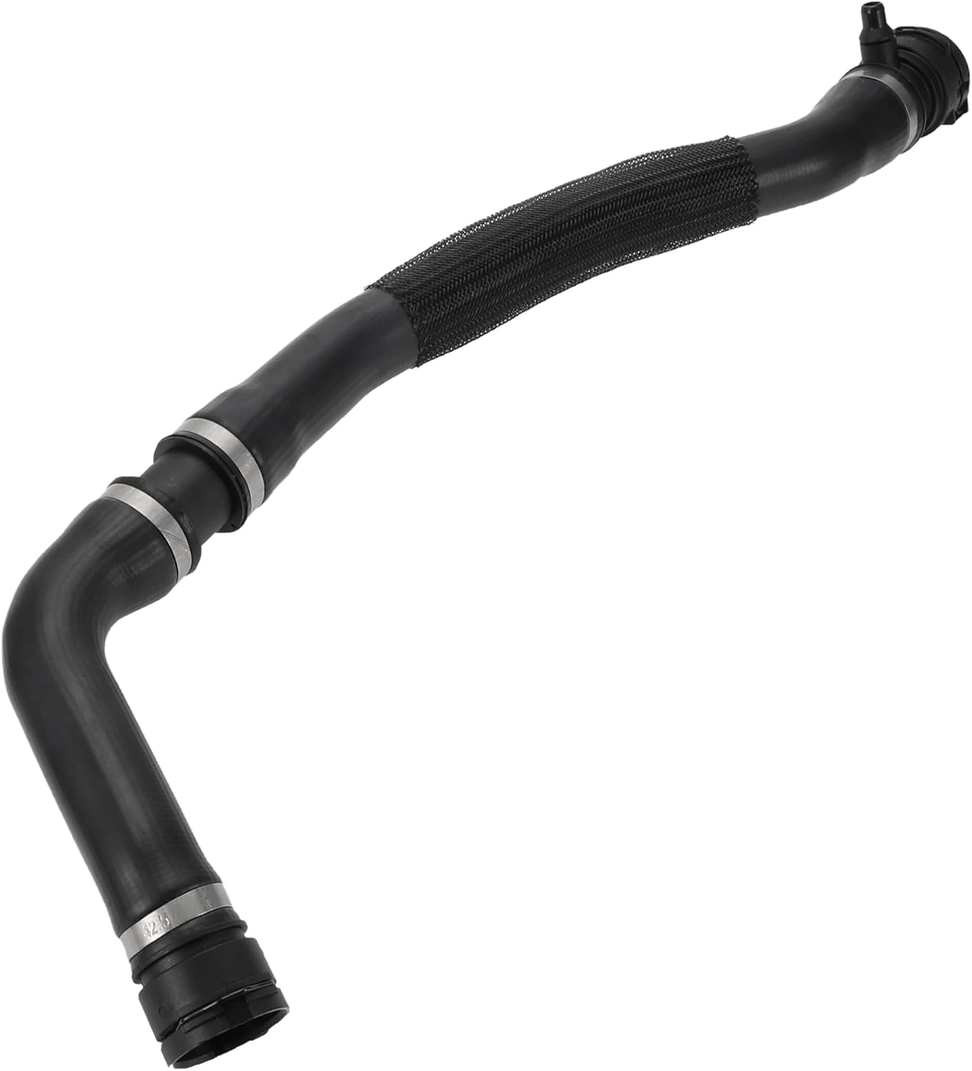 1 Pcs Radiator Coolant Hose for BMW 230i 320i 330i 430i Upper Heater Hose No.17128616528 Black Rubber
