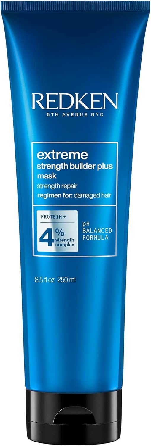 REDKEN Fortifying Mask, Conditions & Repairs Hair, For Highly Distressed Hair, Extreme Strength Builder Plus , 250 ml
