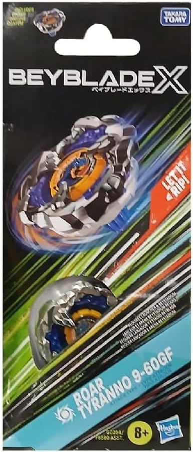 Beyblade X Roar Tyranno 9-60GF Top Booster Pack Set for Age 8+ Kids