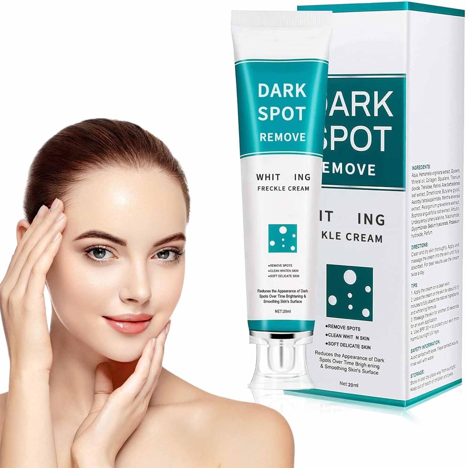 Dark Spot Remover for Face,-Age Spot Remover -Hyperpigmentation Treatment-Sun Spots and Melasma Treatment Cream for Face, Pigmentation Freckle Removal Cream