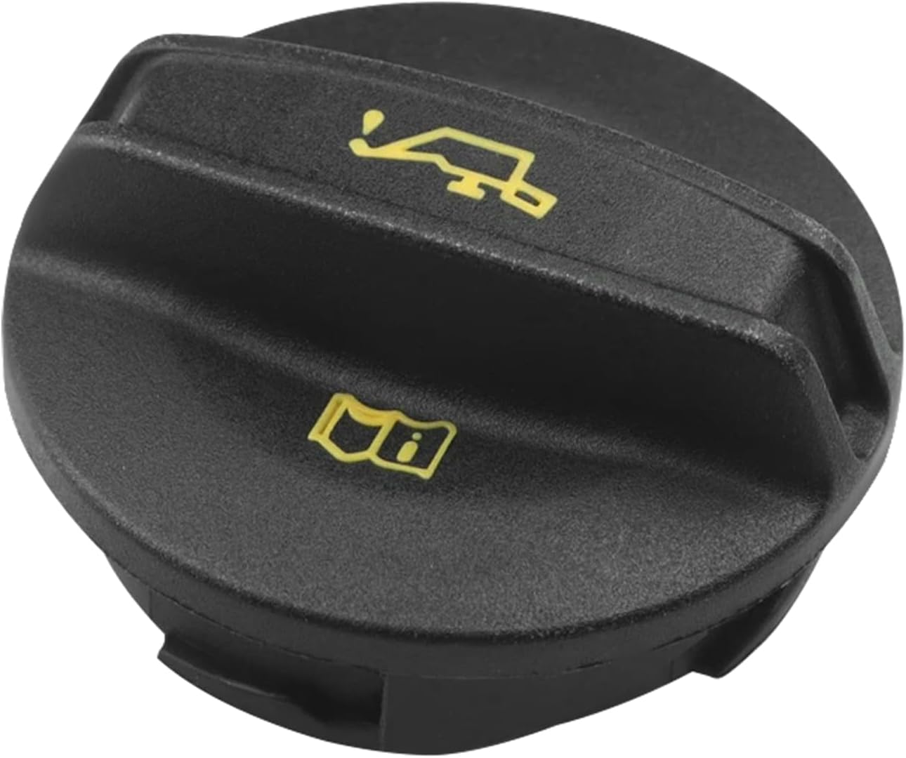 Car Engine Oil Filler Cap Cover with Pattern Identification, Engine Oil Fill Cap, Car Fuel Cap, 06K103485A Tightly Fitting Replacement Part Car Oil Cap Replacement for V-W Audi