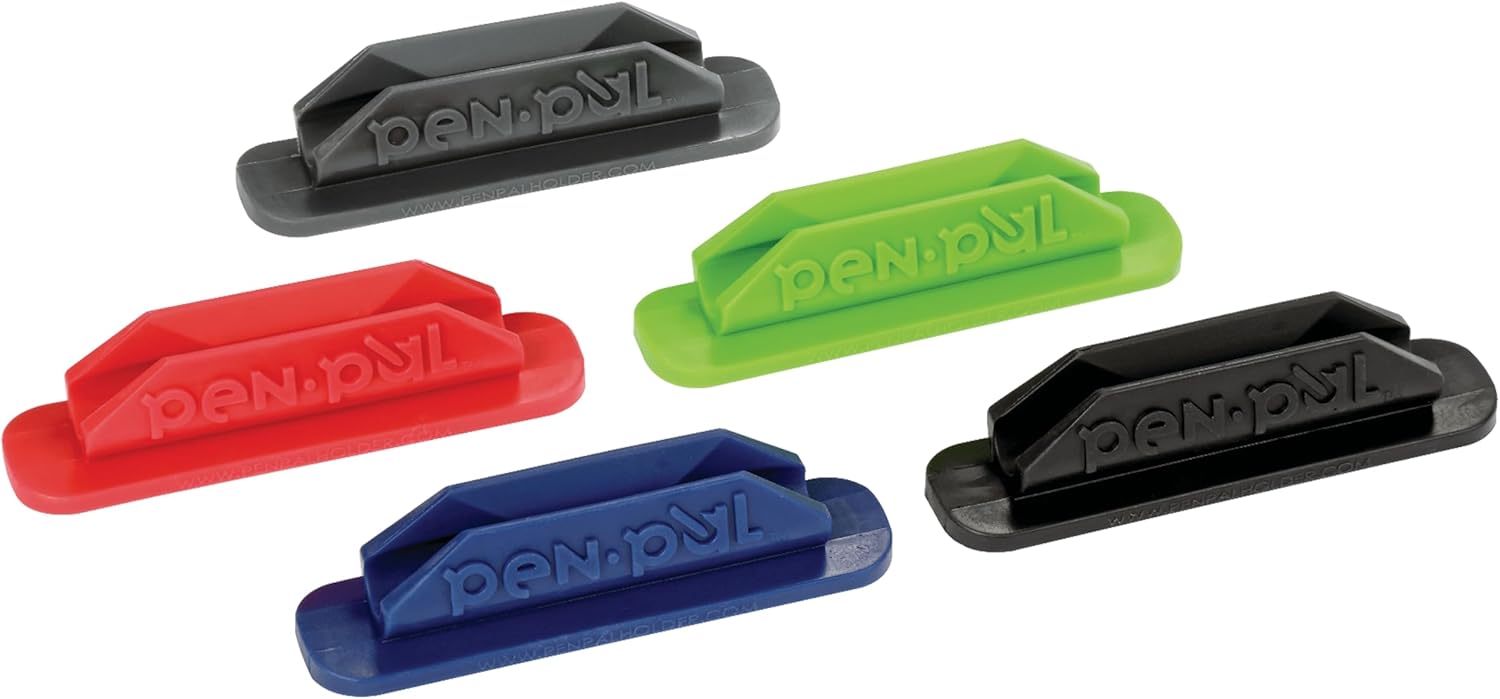 Pen Pal Pen Holders, 50 Pieces per Bag, Assorted Colors (PENPAL-1)