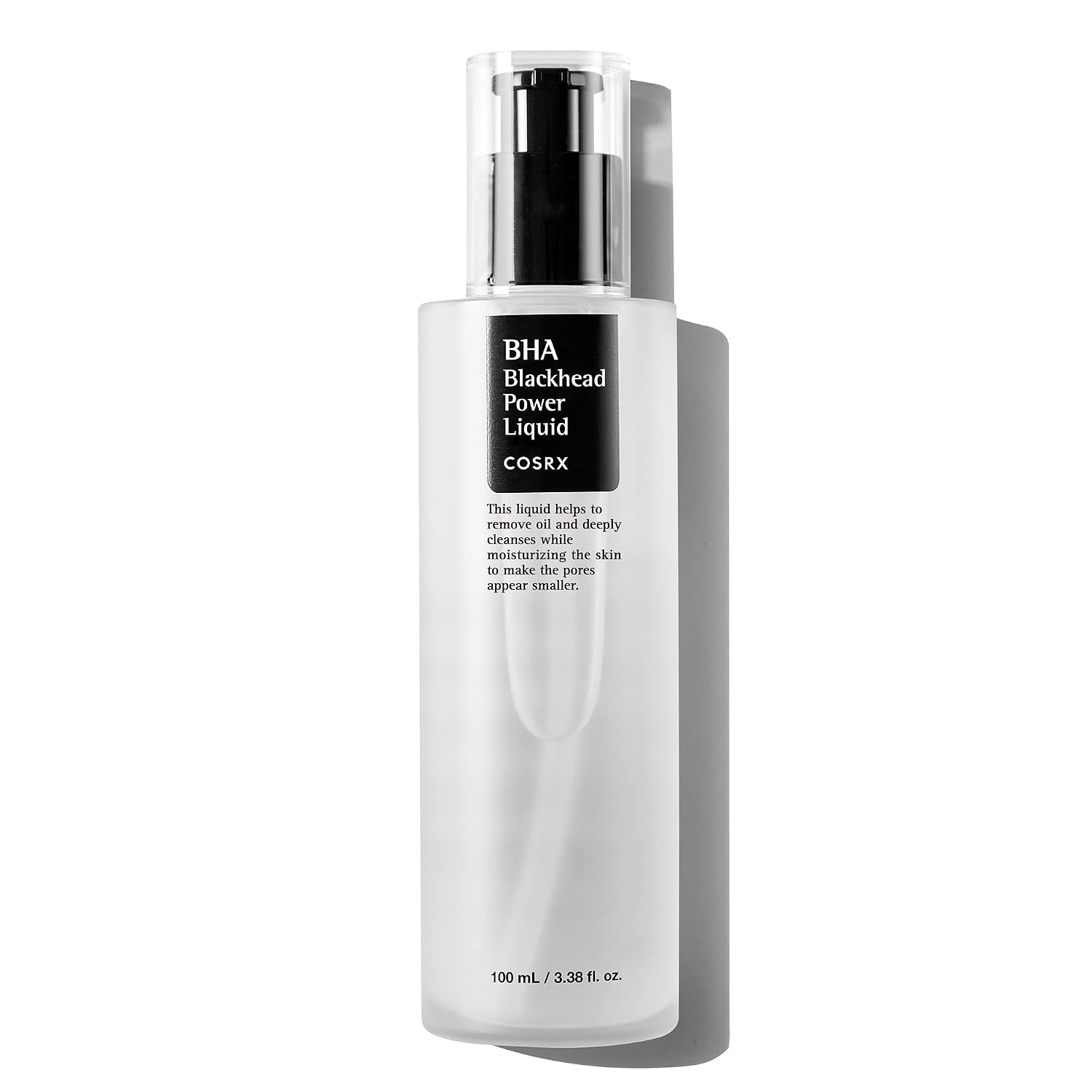 COSRX Niacinamide 2% + BHA 4% Blackhead Exfoliant Korean Toner, 3.38fl.oz
