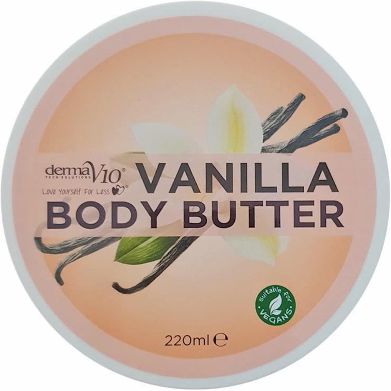 Derma V10 Vanilla Body Butter, 220 g