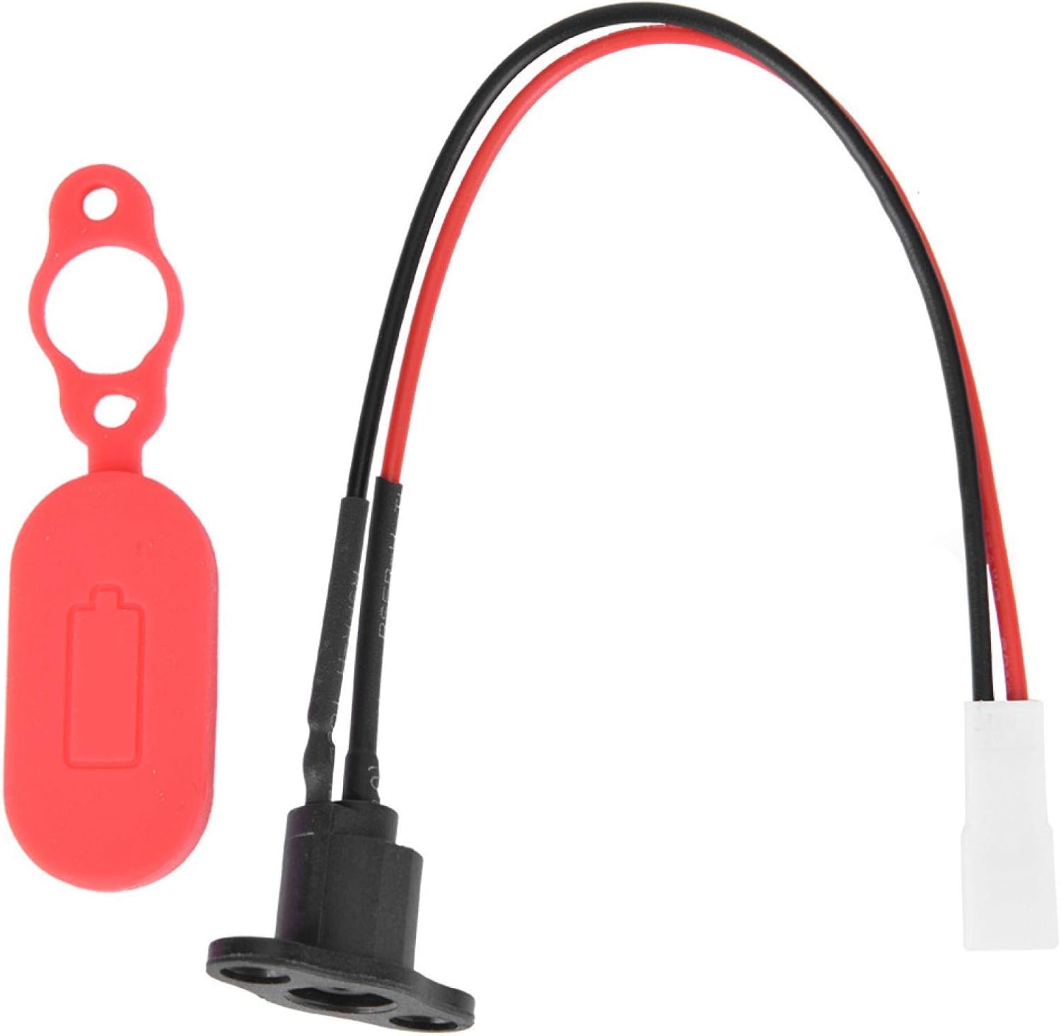 Yosoo Health Gear Electric Scooter Charger Port, Silicone Charging Port for M365, Battery Charger Connector Socket with Waterproof Cover, M365 Electric Scooter Accessory