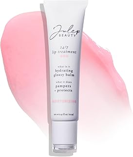 Julep 24/7 Lip Treatment – Hydrating & Glossy Lip Balm and Lip Sleeping Mask with Shea Butter – Moisturize, Protect & Soothe – Vegan & Cruelty-Free - Sheer Pink