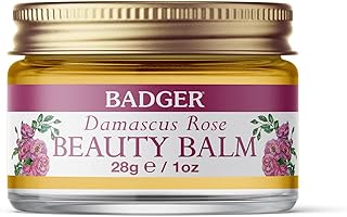Badger Rose Beauty Balm, Intensive Moisturizer, 28 g/1oz