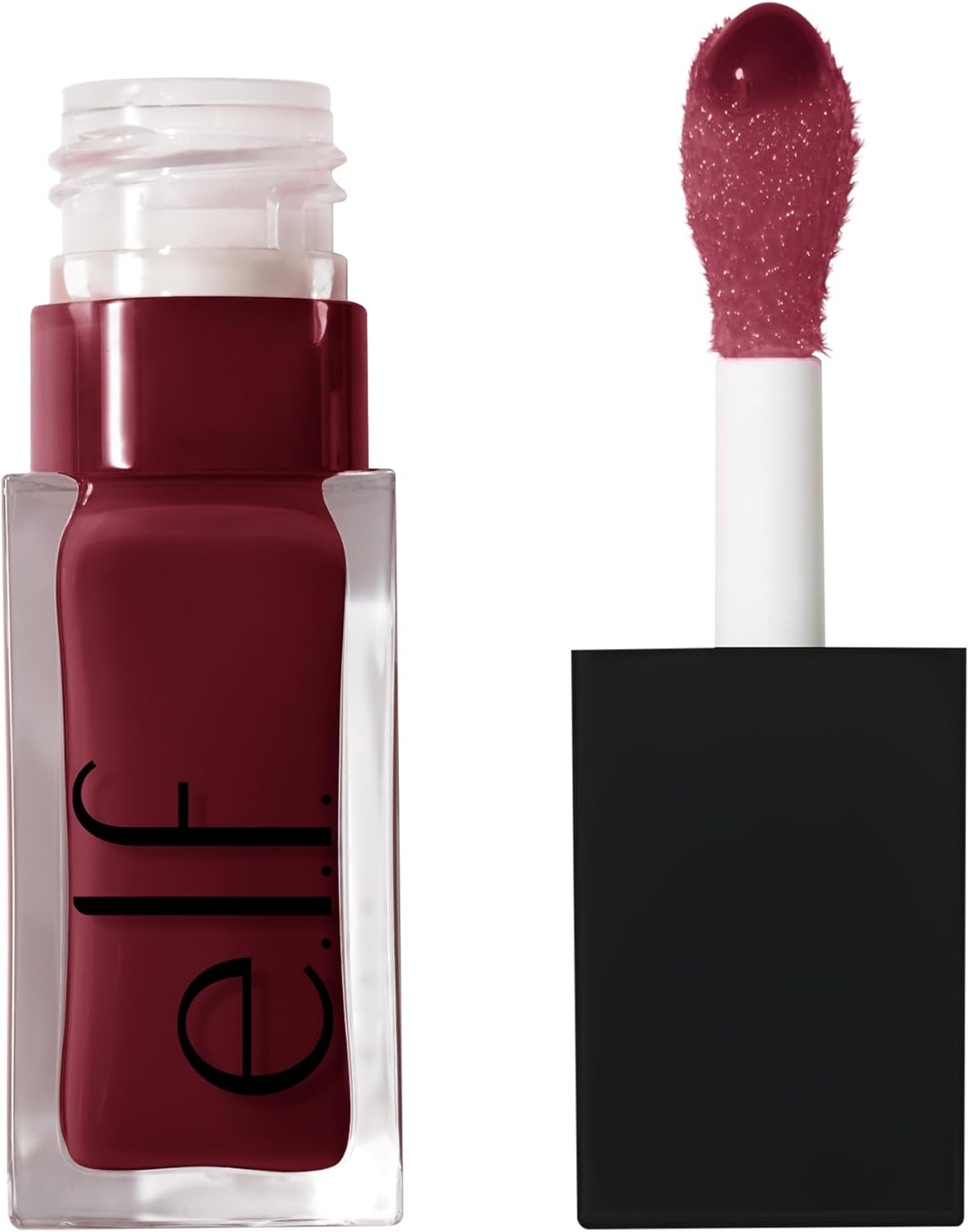 e.l.f. Glow Reviver Lip Oil, Nourishing Tinted Lip Oil For A High-Shine Finish, Infused With Jojoba Oil, Vegan & Cruelty-Free, Jam Session