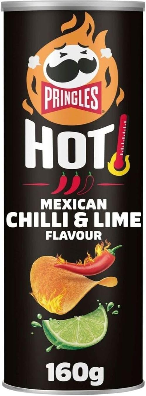 Pringles Hot Mexican Chilli & Lime 160g