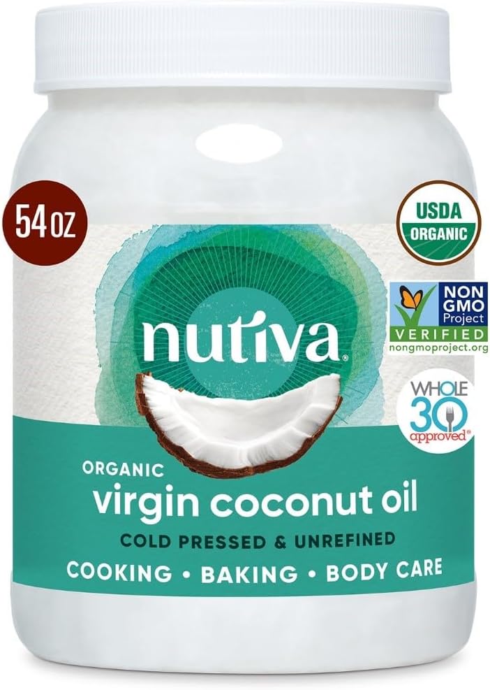 Nutiva 100% Organic Extra Virgin Coconut Oil 1.6 ltr