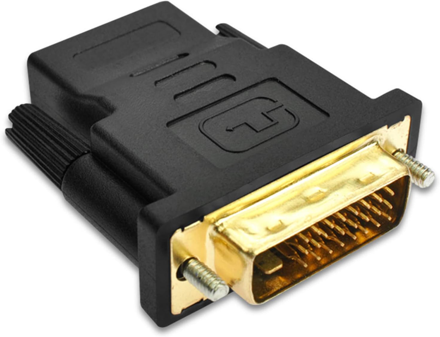 luoshaPUCY DVI to HDMI Adapter, DVI-D Male 24 + 1 Pin to HDMI Female converter HDTV converter adapter Support 1080P Compatible with Computer Monitor, HDTV, TV Box, DVD and Other