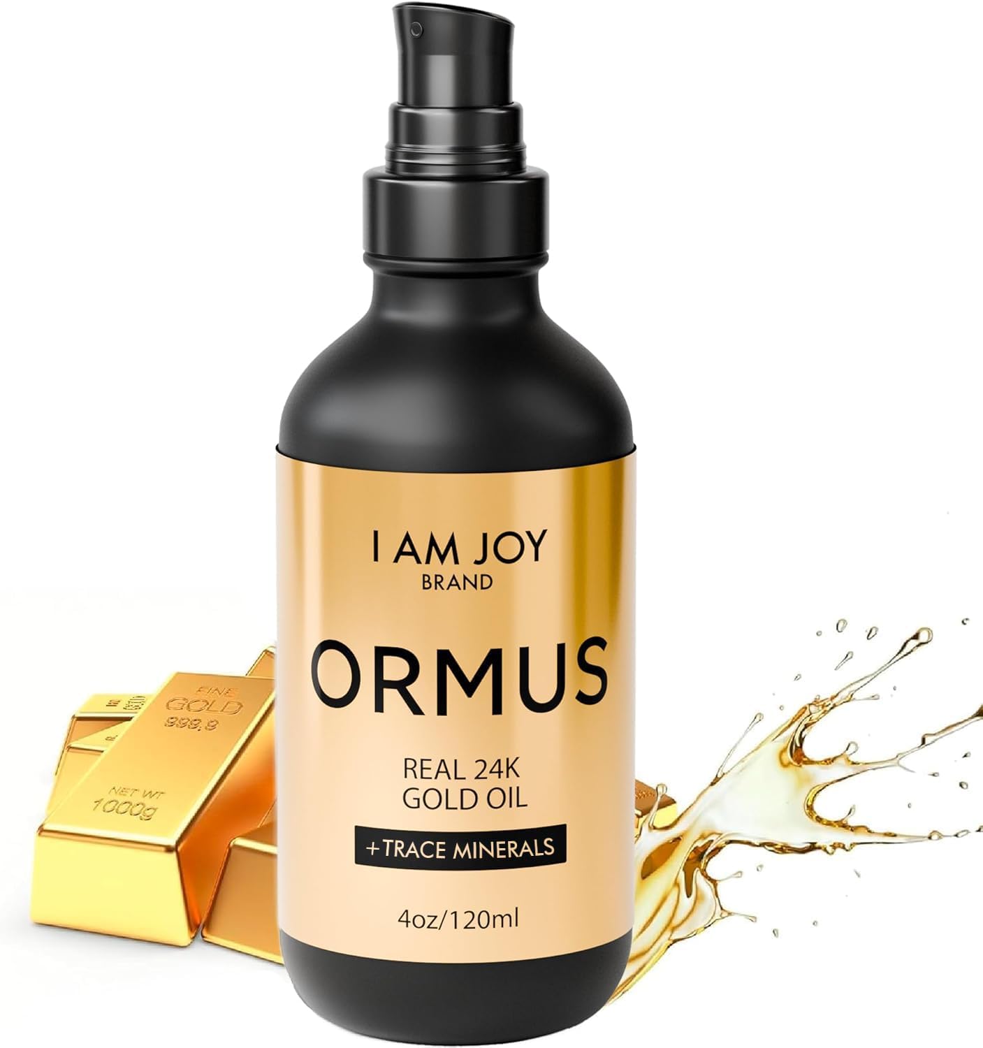 Ormus Gold Oil Monoatomic Helps to Decalcify Pineal Gland, Repair DNA, Increase Manifestation Speed - Rich with Minerals Platinum, Iridium Using Non Chemical Solvent Extraction 4oz