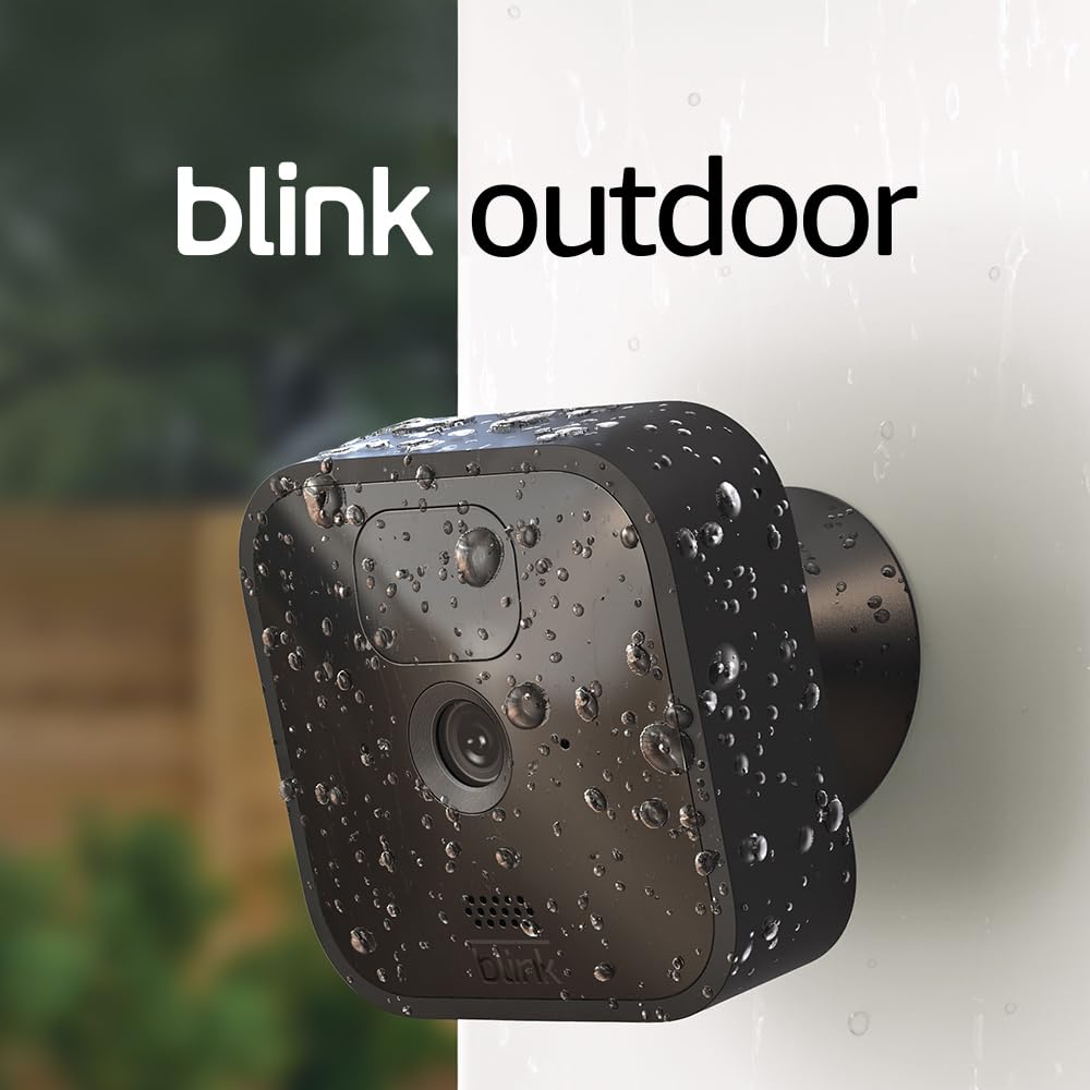 Blink Outdoor with two-year battery life | Wireless HD smart security camera, motion detection, Alexa enabled | 2-Camera System with Sync Module