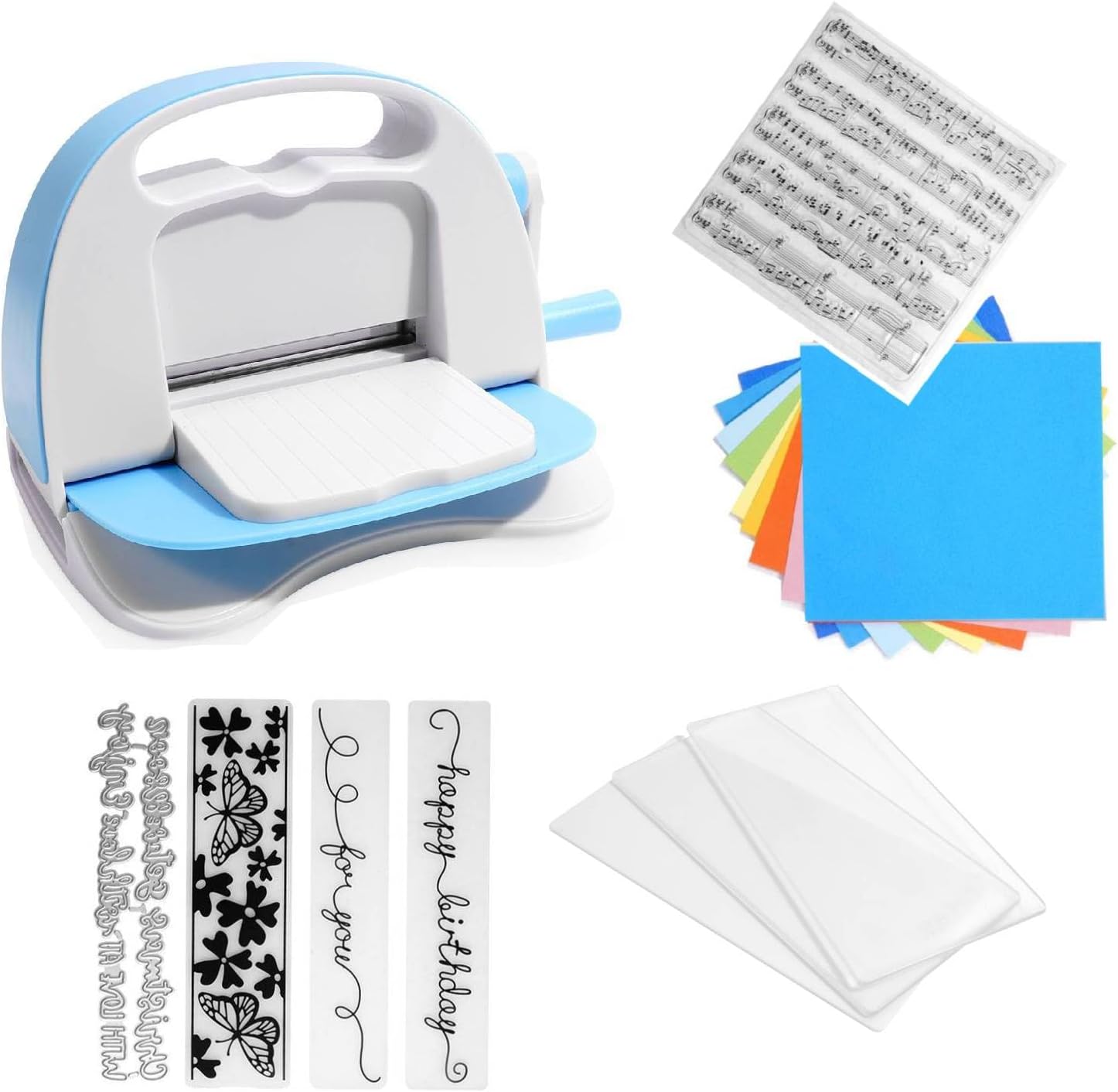 Mini Die Cutting and Embossing Machine, 3” Opening Manual Cutting Die Machine, Die Cutting Machine Full Tools-Perfect for Card Making, Scrapbooking, Crafting