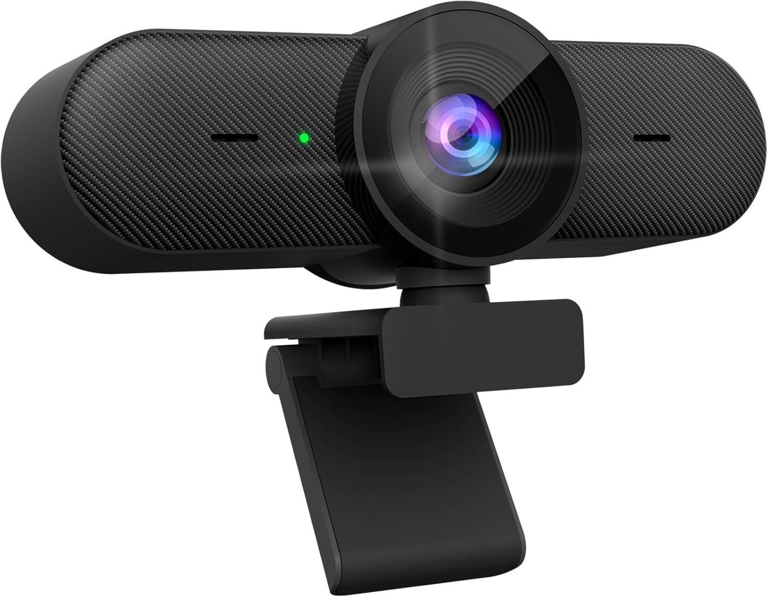 4K Webcam for PC Live Streaming Camera Web Cam 4K 30FPS with 2 Microphones Clear Audio 360° Voice Pickup 1/2.9'' 8.3MP Sensor 81° FOV Noise Cancelling for Video Conferences Calls with Zoom Skype