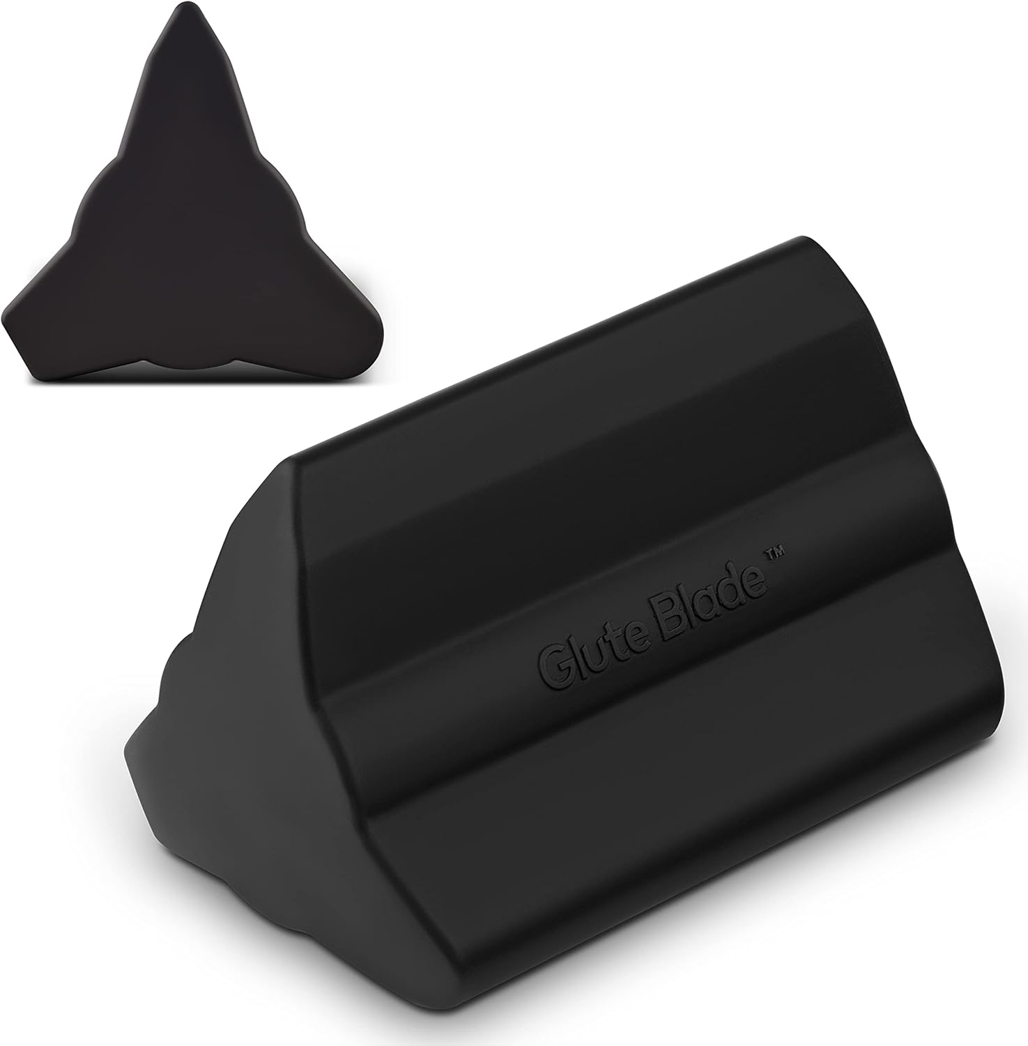 GLUTE BLADE Piriformis Massage Roller with 3 Different Heads for Targeted Trigger Point Pressure, Relieve Pain and Tightness in The Low Back and Sciatica (Hard Density)