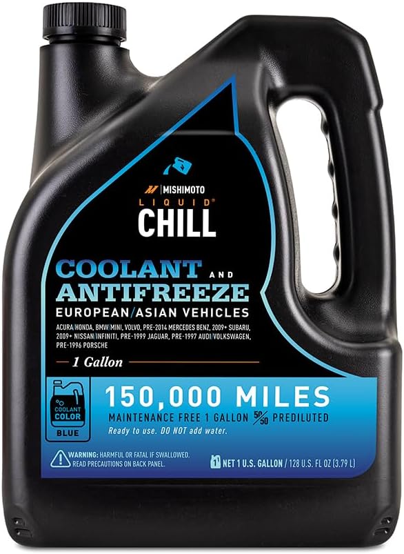 Mishimoto Liquid Chill® OE Coolant, Blue, European/Asian Vehicles, 1 Gallon
