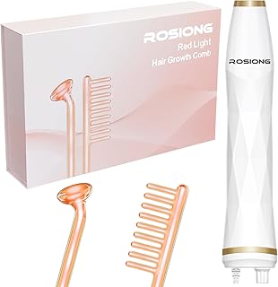 Hair Growth Comb - Rosiong Red Light Therapy Hair Growth Device Comb for Hair Loss And Alopecia