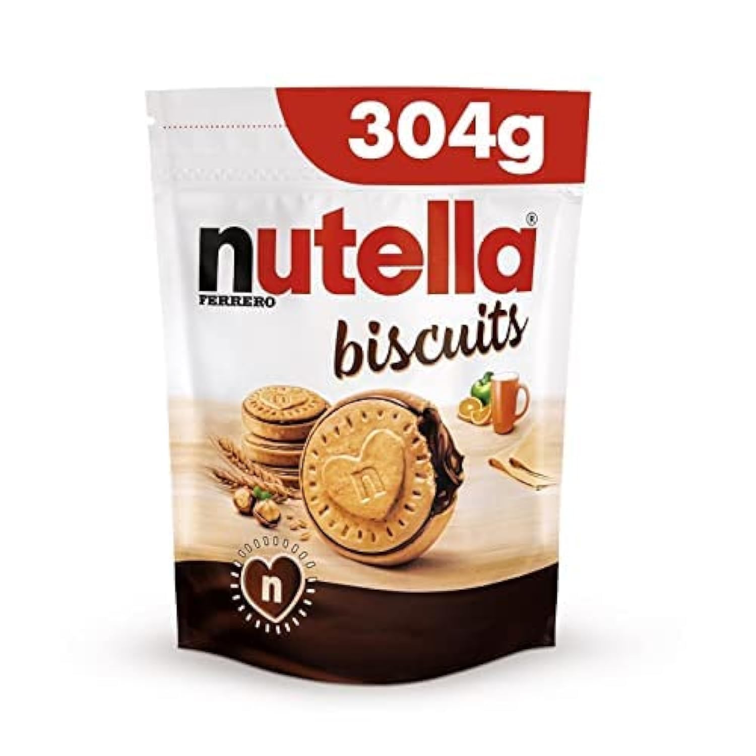 Ferrero Nutella NUTELLA - Biscuits 304G - 2 pack, 10.7 Ounce (Pack of 2)