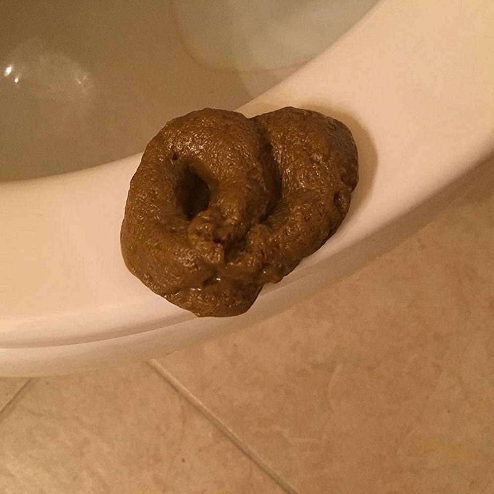 Fake Poopy Toy, Sproof Brown Realistic Fake Poop, Novelty Floating Fake Poop Toys for April Fools' Day Prank, Perfect Gag Gift, Prank Gift