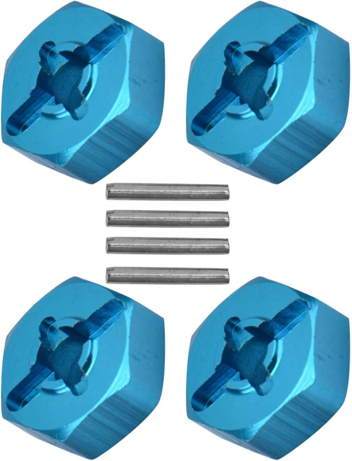 Ausla RC Car Upgrade Parts Hex Hub Adapter for WLtoys Car RC Accessory Upgrade Parts Wheel Hex Adapter Remote App Controlled Vehicle Parts