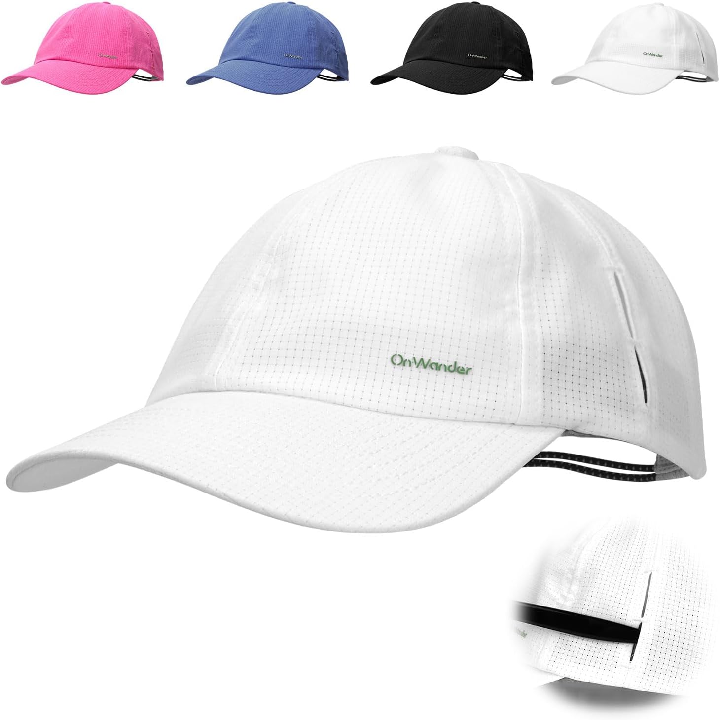 Quick Dry Sport Baseball Caps for Men Women, Breathable Running Hat, Lightweight Soft Cap for Golf, Cycling, Tennis