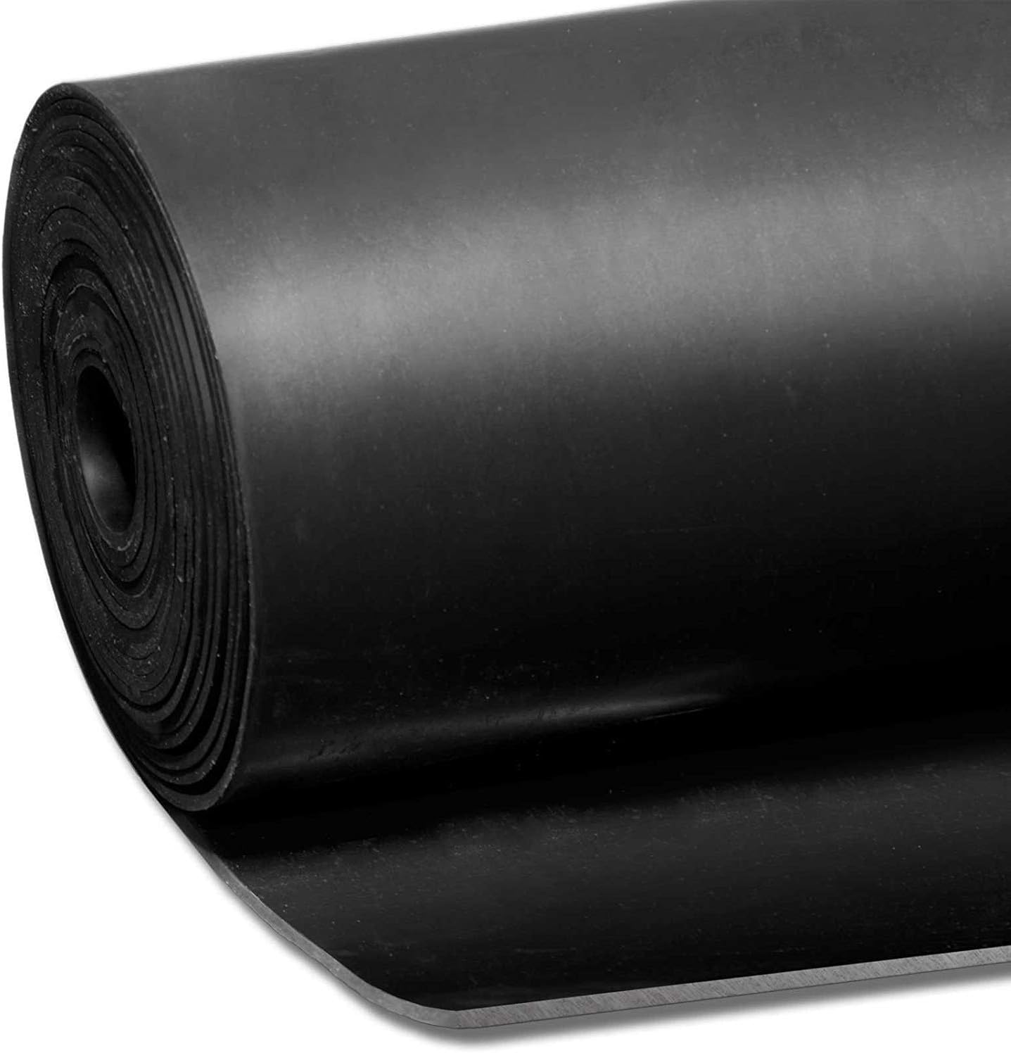 Smooth Rubber Floor Matting Roll | 3mm Thick SBR | 1m Wide | 1m Long | 1 SQM