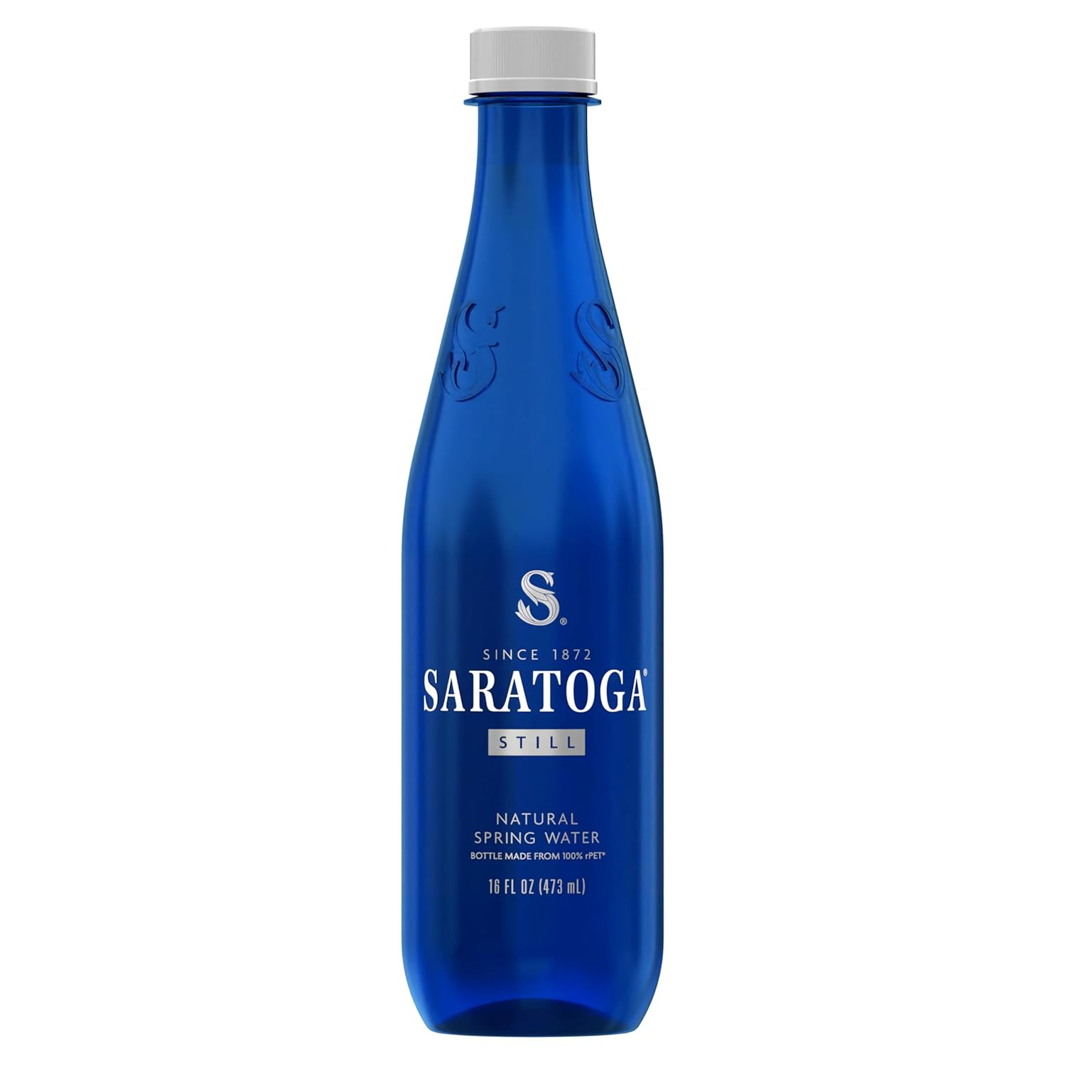 Saratoga Sparkling Spring Water Bottle PET 16 Oz (Pack of 24)