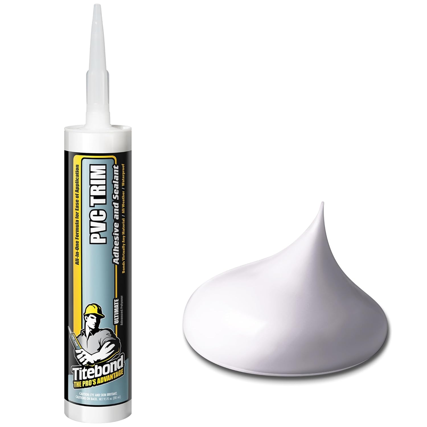 PVC Trim Adhesive and Sealant White