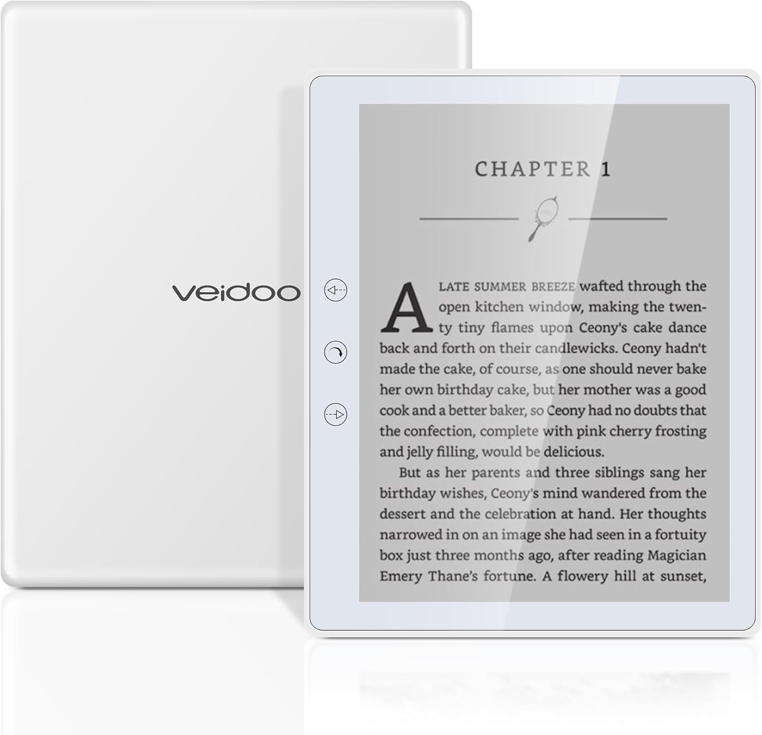 Veidoo 5.8 inch Ebook Reader, HD Touch Screen Carta E-Ink Technology, 32GB ROM(TF Card Expansion to 64G), WiFi, Long Endurance, Android E-Reader
