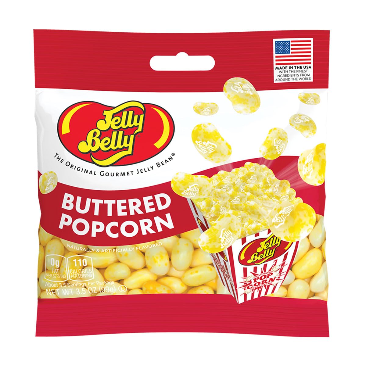 Jelly Belly Buttered Popcorn ( 3.5 Ounces)