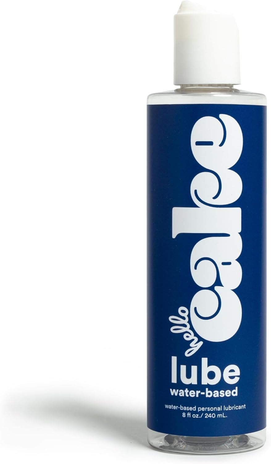 Hello Cake Water-Based Personal Lubricant - pH-Balancing Lube - Non-Sticky, & Long-Lasting Glide for Men, Women, and Couples, 8 fl oz