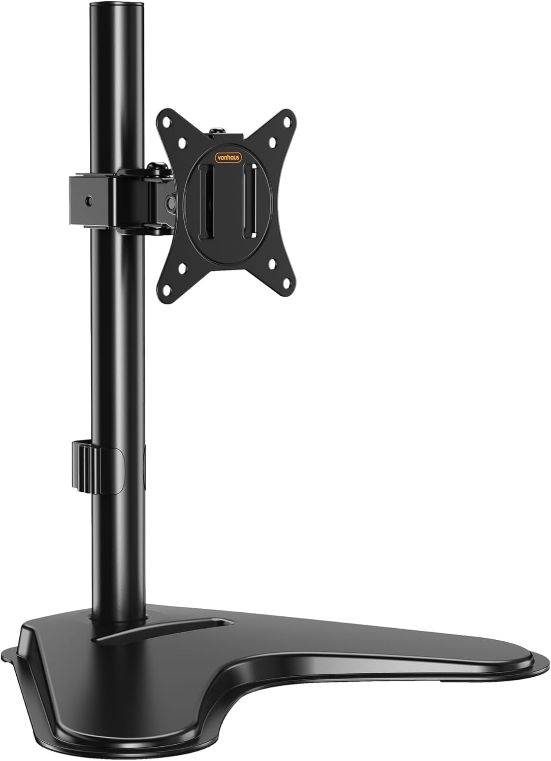 VonHaus Single Monitor Stand for 13-32" Screens, Monitor Desk Mount, Height Adjustable, Easy Assemble Stand with Full Tilt, Rotation & Swivel, VESA: 75x75 & 100x100mm