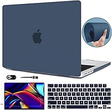 for MacBook Pro 14 inch Case M4 2024 2023 2022 2021 Release A2918 A2992 A2442 A2779 M3 M2 M1 Pro/Max Chip, Matte Hard Shell Case Cover for 2024 MacBook Pro 14 A3112 A3185 A3401, Sea Blue