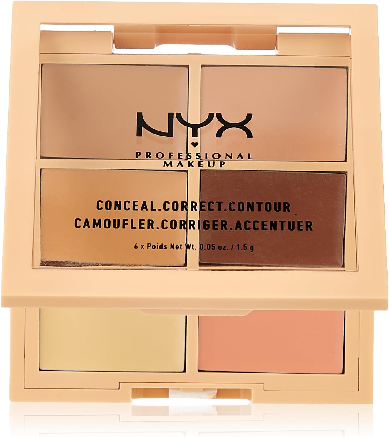 NYX Conceal, Correct, Contour Palette - LIGHT - Highlight & Contour