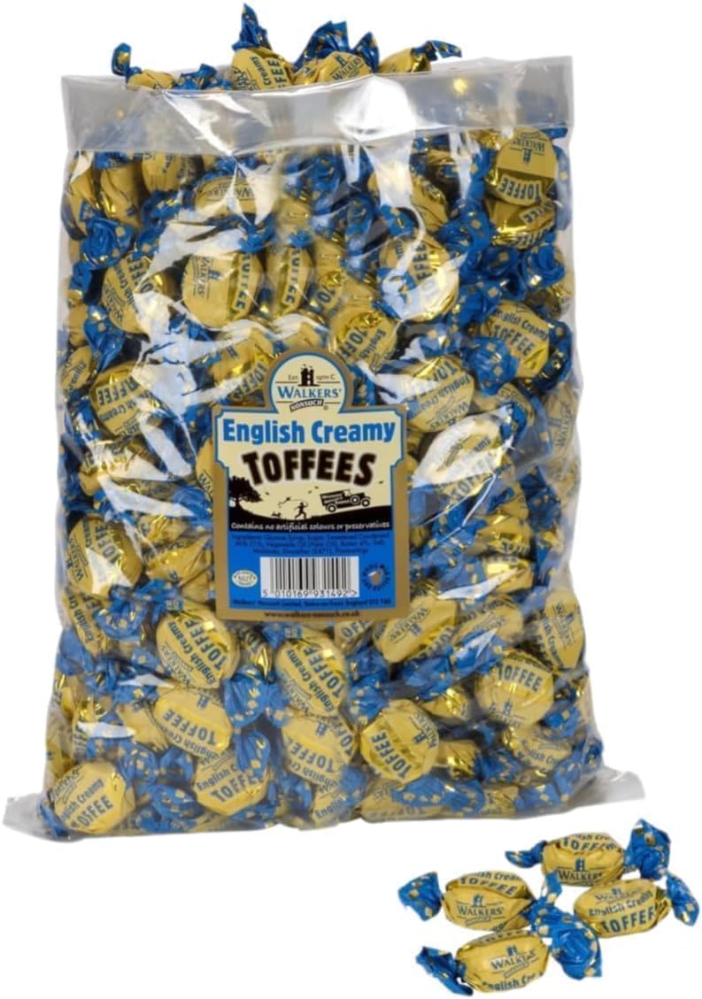 WALKERS NONSUCH TOFFEE Walker's Nonsuch English Creamy Toffees 1KG
