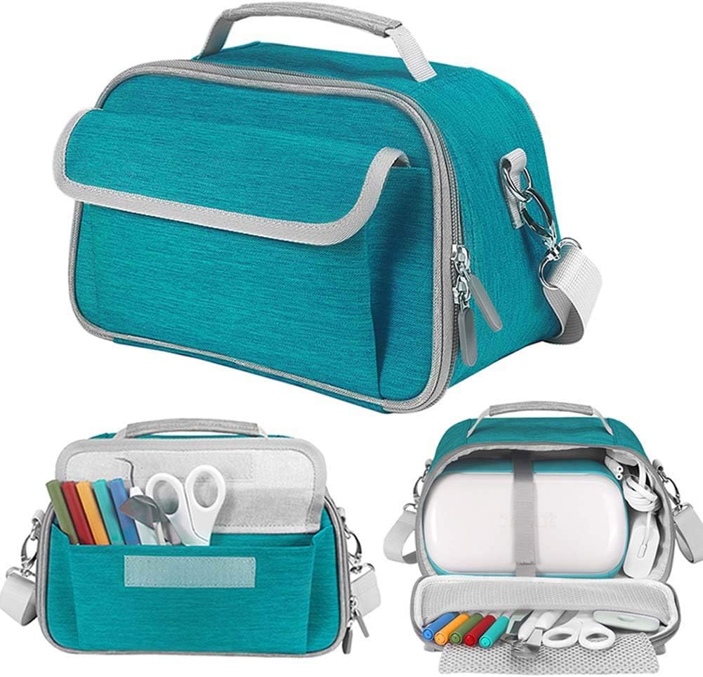 LEFOR·Z Carrying Case Compatible with Cricut Joy and Accessories,Portable Tote Storage Bag for Craft Pen Set and Basic Tool Set,Green